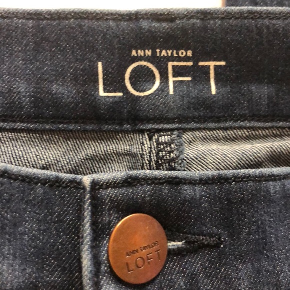 Loft Modern Kick Crop Jeans size 2 - Picture 4 of 6